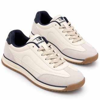 Retro Koşu Sneaker (Ekru/Bej)