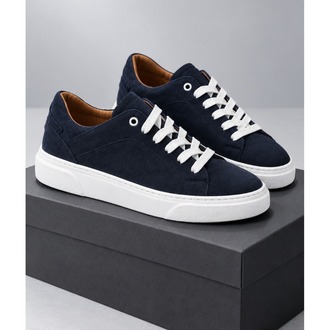 Lacivert Süet Görünümlü Sneaker