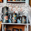 Dekoratif Pot Set El boyama