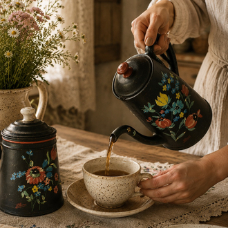 Vintage 3’lü Pot Set 