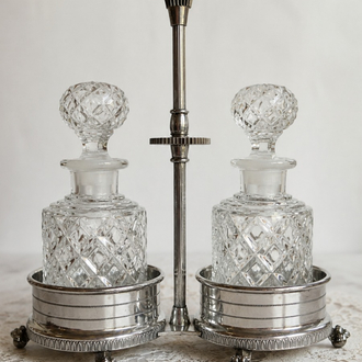 Kristal Cruet Set
