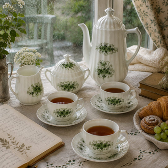 Porselen Çay Seti (4 kişilik)