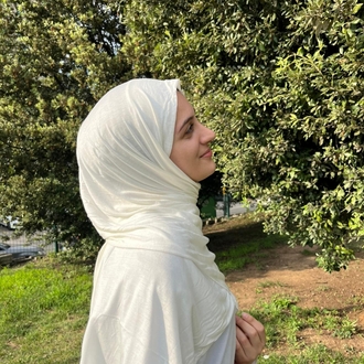 Beyaz Penye Şal 
