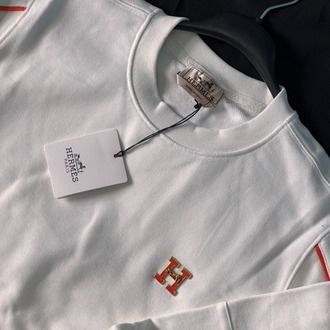 HERMES Metal Logo Erkek Sweatshit