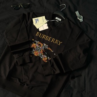 BURBERRY Siyah Erkek Sweatshirt