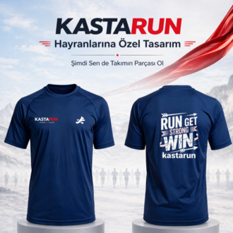 KASTARUN Koşu & Antrenman T-Shirt Her koşula uygun, her antrenmana hazır.