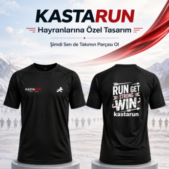 KASTARUN Koşu & Antrenman T-Shirt Her koşula uygun, her antrenmana hazır.