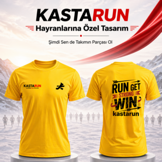 KASTARUN Koşu & Antrenman T-Shirt Her koşula uygun, her antrenmana hazır.