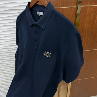 Christian Dior Lacivert Demir İşleme İthal Polo Yaka