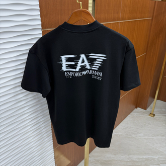EA7 Siyah Standart İthal Siyah Tişört