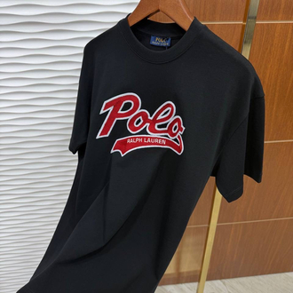 RL Polo Kırmızı Patch Siyah İthal Tişört