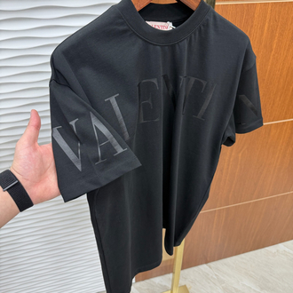 Valentino YALAN makinesi İthal Siyah Tişört