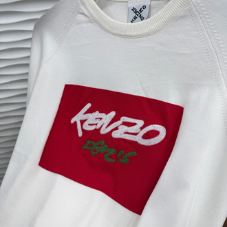 Kenzo Paris Beyaz İthal Triko