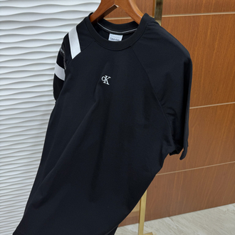 Calvin Klein Omuz Parçalı İthal Siyah Tişört
