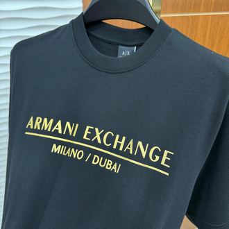 Armani Exchange Dubai Siyah İthal Tişört