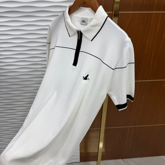 Beymen Club Çizgi Detaylı İthal Beyaz Tişört