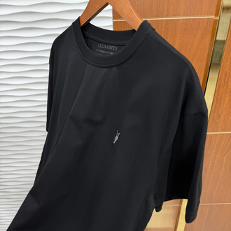 AllSaints Basic Siyah İthal Tişört