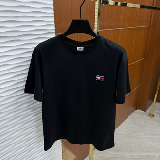 Tommy Jeans Patch Siyah İthal Tişört