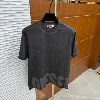 Diesel Yıkamalı Antrasit İthal Tişört