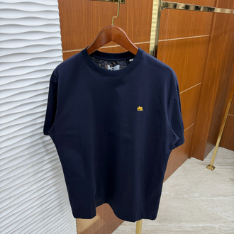 Etro Basic Logo Lacivert İthal Tişört