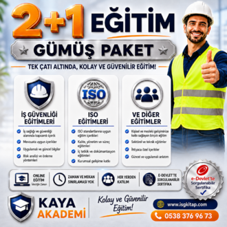 2+1 SERTİFİKALI EĞİTİM-GÜMÜŞ PAKET (3 EĞİTİM)