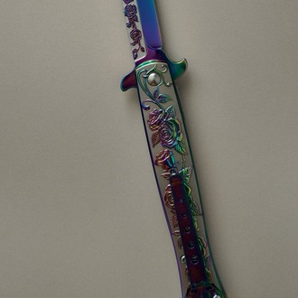 ALN MASTER GÜL MOTİFLİ RAİNBOW ÇAKI (ALN37)