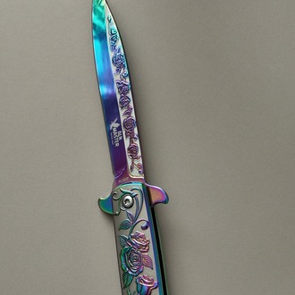 ALN MASTER GÜL MOTİFLİ RAİNBOW ÇAKI (ALN37)