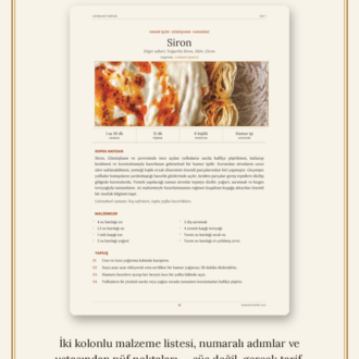 Kaybolan Tarifler — Cilt I | Dijital E-Kitap (PDF)