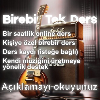 Birebir Tek Ders - Elektro Gitar