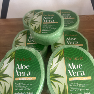Süngerli Sabun Aloe Vera