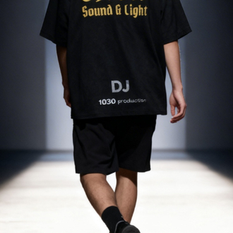 CREW Sound & Light Baskılı Oversize Tişört