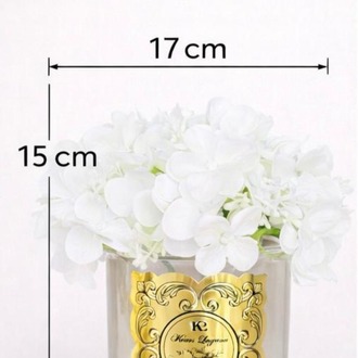 KEARS LAGUNA VELVET, 4 LÜ KOKULU DEMET ORTANCA ISLAK ÇİÇEK BEYAZ