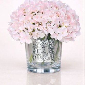 ELEGANCE KOKULU PEMBE ORTANCA ISLAK ÇİÇEK SİLVER KABARTMALI METAL ETİKET (BOY