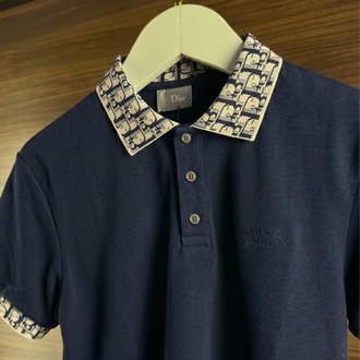 Christian Dior ™ Premium Polo Yaka Lacivert (İthal Parça)