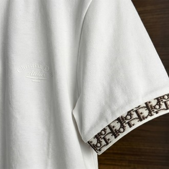 Christian Dior ™ Premium Polo Yaka Beyaz (İthal Parça)