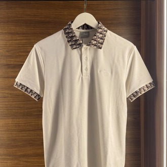 Christian Dior ™ Premium Polo Yaka Krem (İthal Parça) 