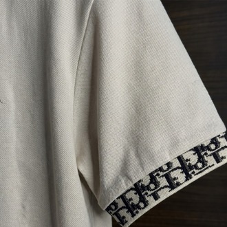 Christian Dior ™ Premium Polo Yaka Krem (İthal Parça) 