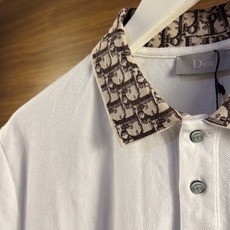 Christian Dior ™ Premium Polo Yaka Beyaz (İthal Parça)