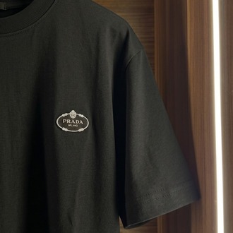 Prada ™ Premium Siyah T-Shirt (İthal Parça)