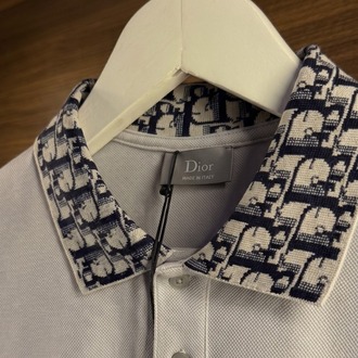 Christian Dior ™ Premium Polo Yaka Krem (İthal Parça) 