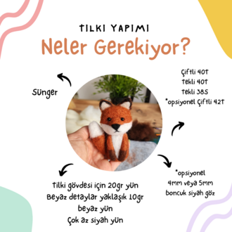 Keçe Tilki Nasıl Yapılır?  Detaylı Yapım Aşamalı Video Ders 