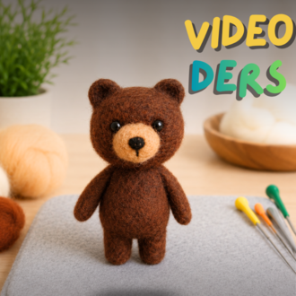 Keçe Ayıcık Nasıl Yapılır? Detaylı Yapım Aşamalı Video Ders