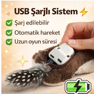 ŞARJLI PELUŞ UÇAN KUŞ OYUNCAK