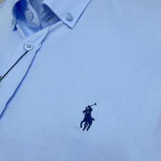POLO RALPH LAUREN OXFORD KUMAŞ GÖMLEK GÖĞÜSTE İMZA MİDİLLİ NAKIŞ