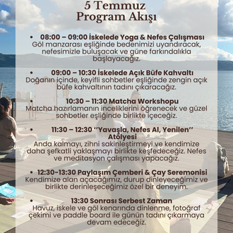 Sapanca’da Bi Nefes Molası