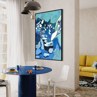 Blue Heaven, 120*80 cm
