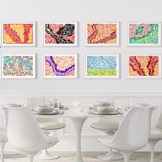 Stories of Lines Serisi  140*100 cm