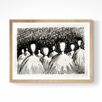 The Silent Ones, 50*35 cm