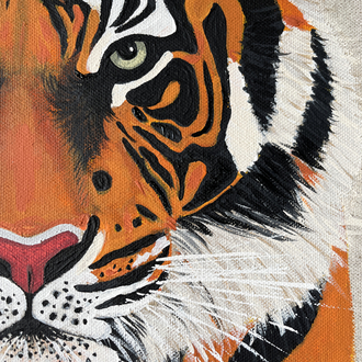 The Tiger, 120*90 cm 