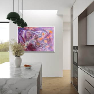 Bioluminescent Memory, 120*80 cm